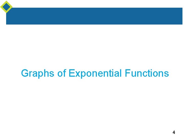 Graphs of Exponential Functions 4 