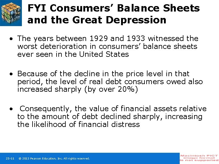 FYI Consumers’ Balance Sheets and the Great Depression • The years between 1929 and