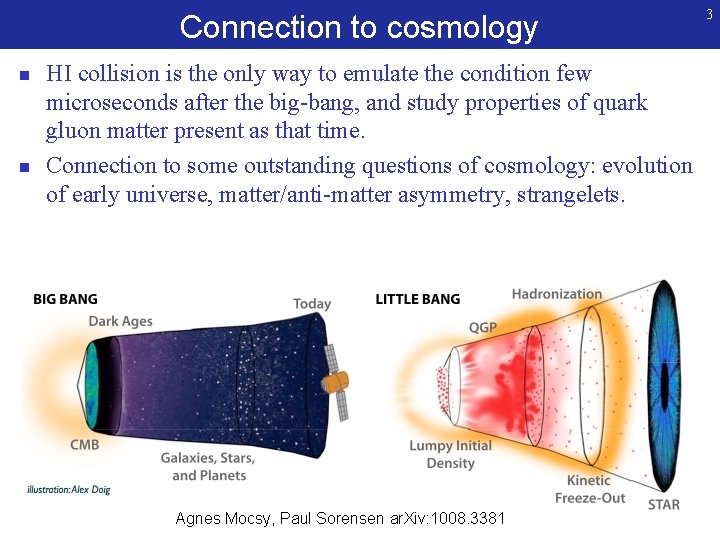 Connection to cosmology n n HI collision is the only way to emulate the