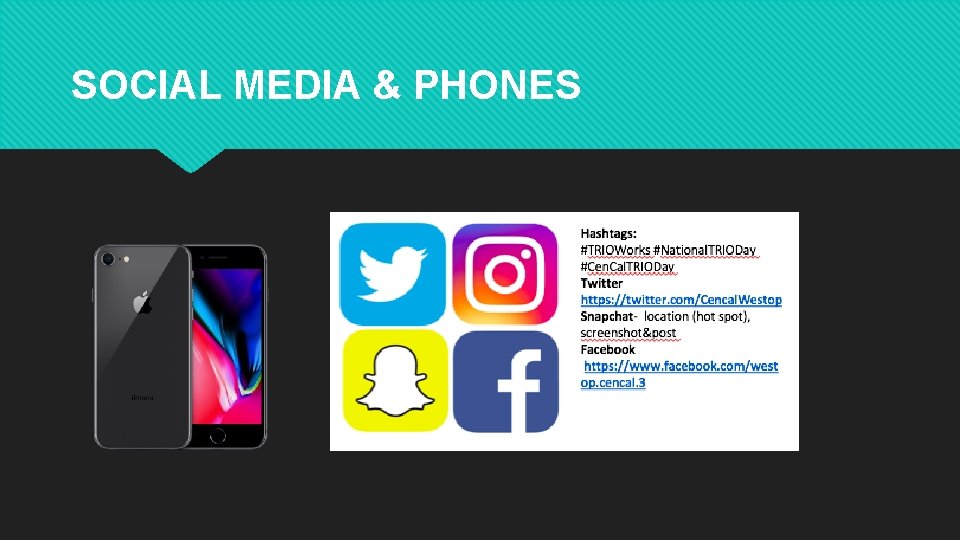 SOCIAL MEDIA & PHONES SOCIAL MEDIA & PHONES