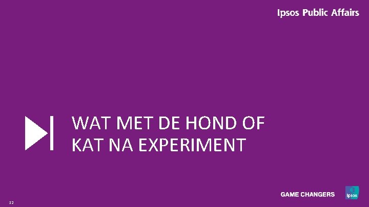 WAT MET DE HOND OF KAT NA EXPERIMENT 12 