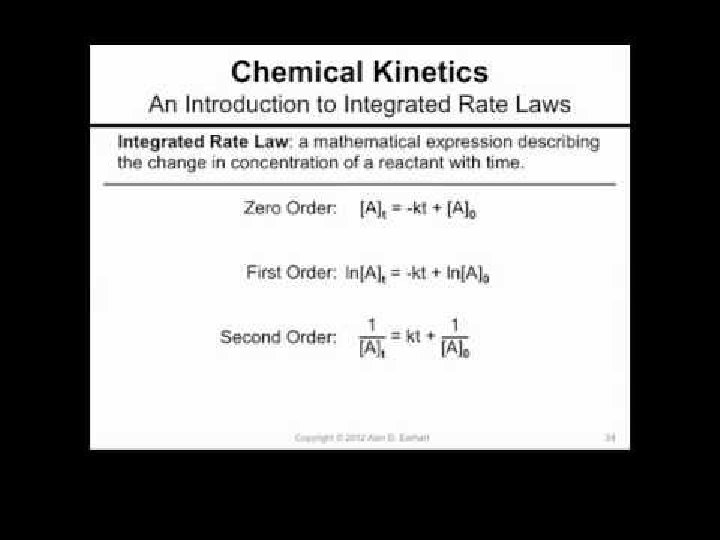 Chemical Kinetics 