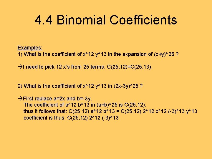 Lecture 5 Counting 4 3 4 4 4