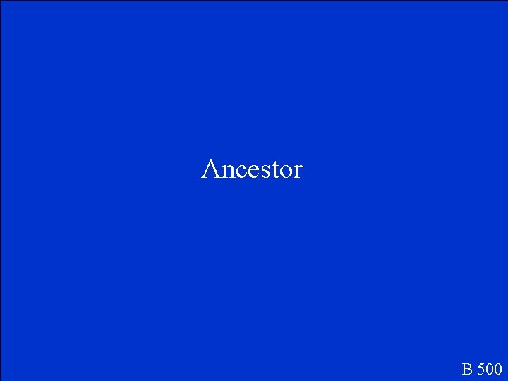 Ancestor B 500 