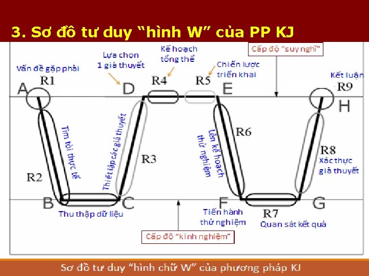 3. Sơ đồ tư duy “hình W” của PP KJ 
