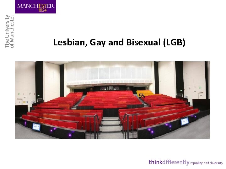 Lesbian, Gay and Bisexual (LGB) 5% 