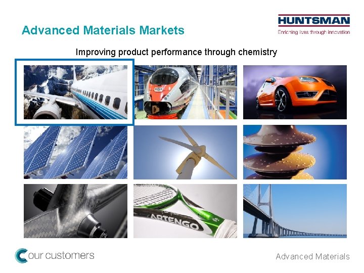 Advanced Materials Markets Improving product performance through chemistry Advanced Materials 