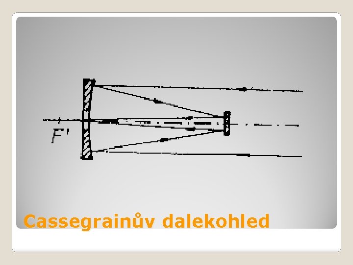 Cassegrainův dalekohled 