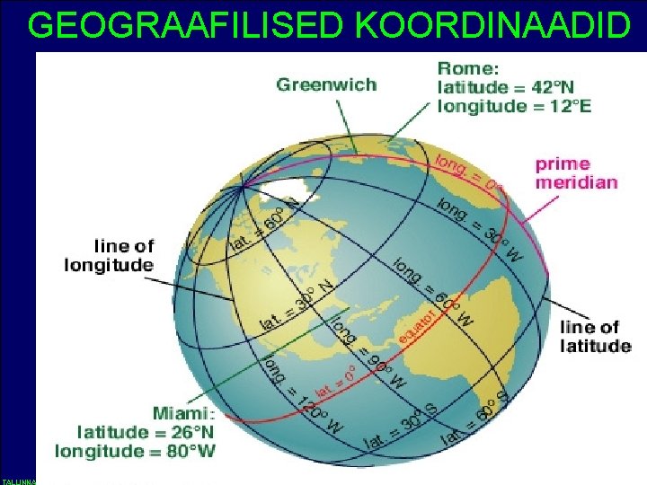 GEOGRAAFILISED KOORDINAADID 