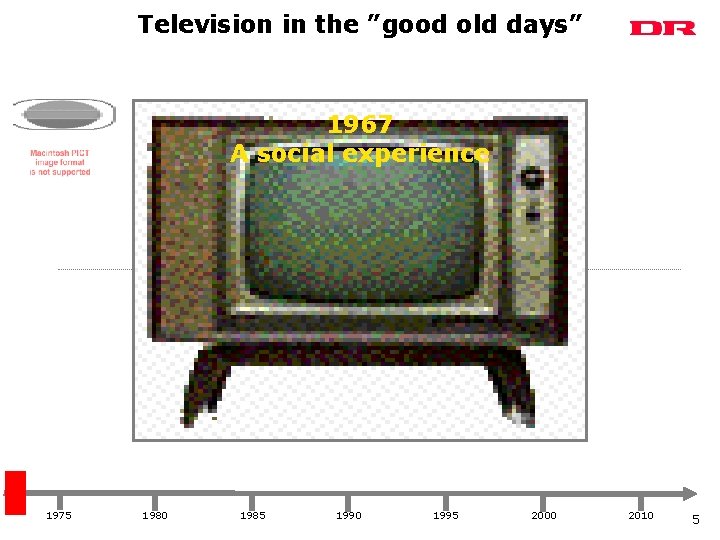 Television in the ”good old days” 1967 A social 1967 experience A social experience