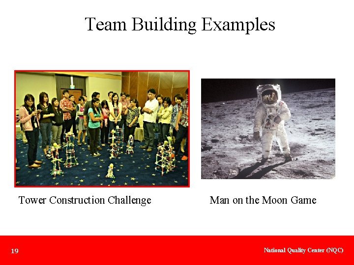 Team Building Examples Tower Construction Challenge 19 Man on the Moon Game National Quality