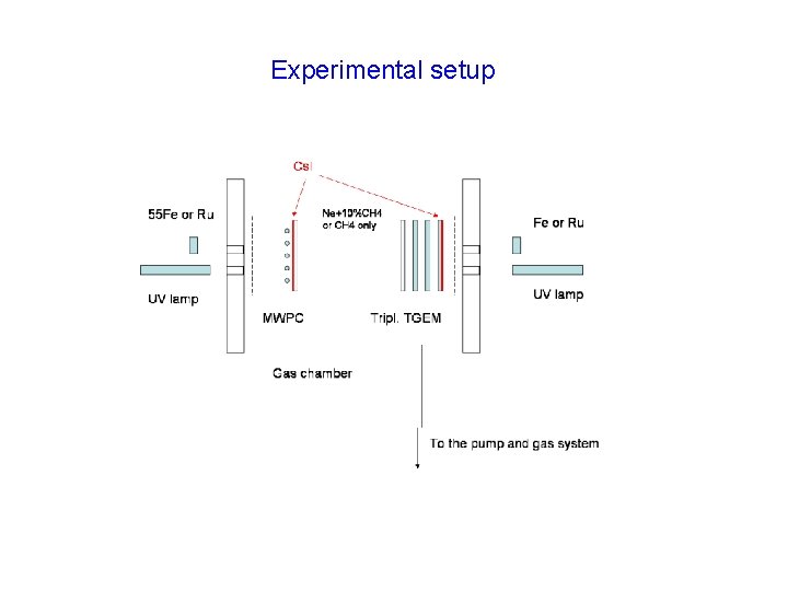 Experimental setup 