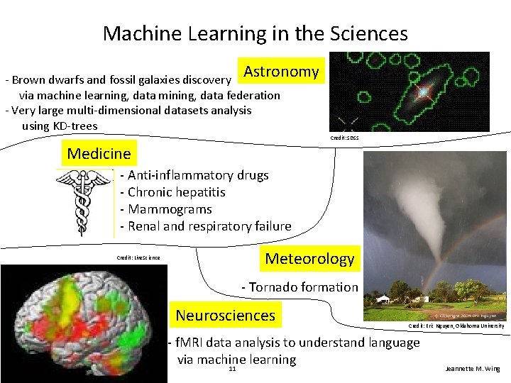 Machine Learning in the Sciences Astronomy - Brown dwarfs and fossil galaxies discovery via