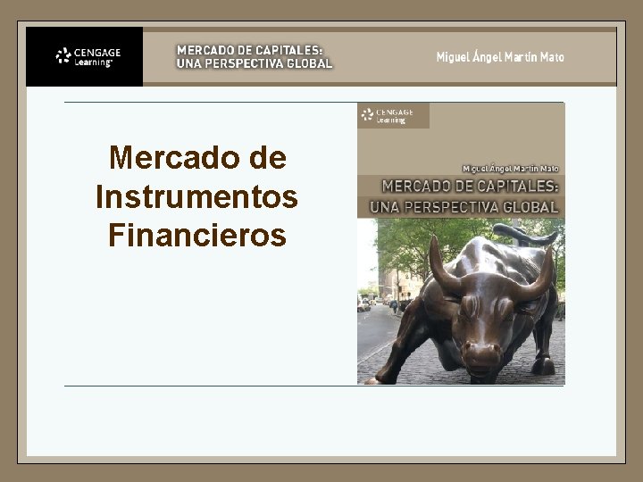 Mercado de Instrumentos Financieros 