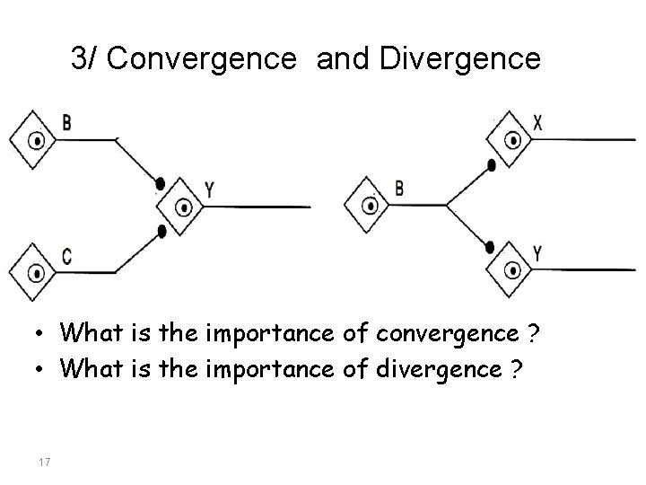 3/ Convergence and Divergence • What is the importance of convergence ? • What