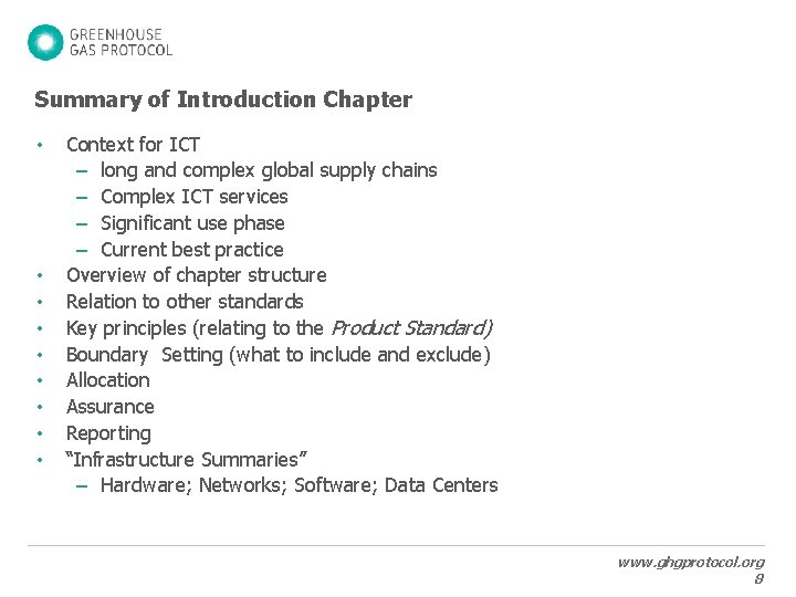 Summary of Introduction Chapter • • • Context for ICT – long and complex