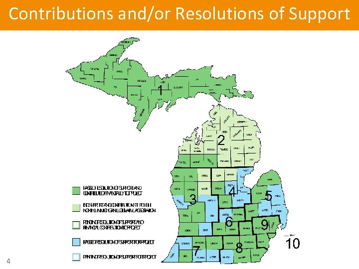 Contributions and/or Resolutions of Support 4 