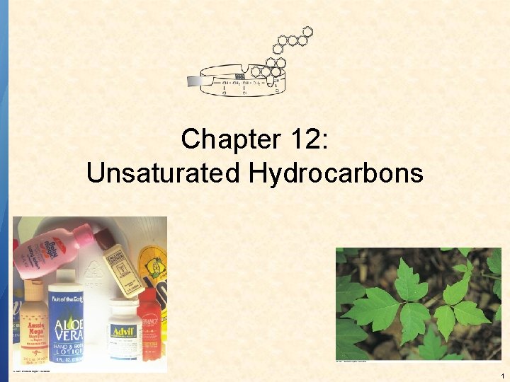 Chapter 12: Unsaturated Hydrocarbons 1 