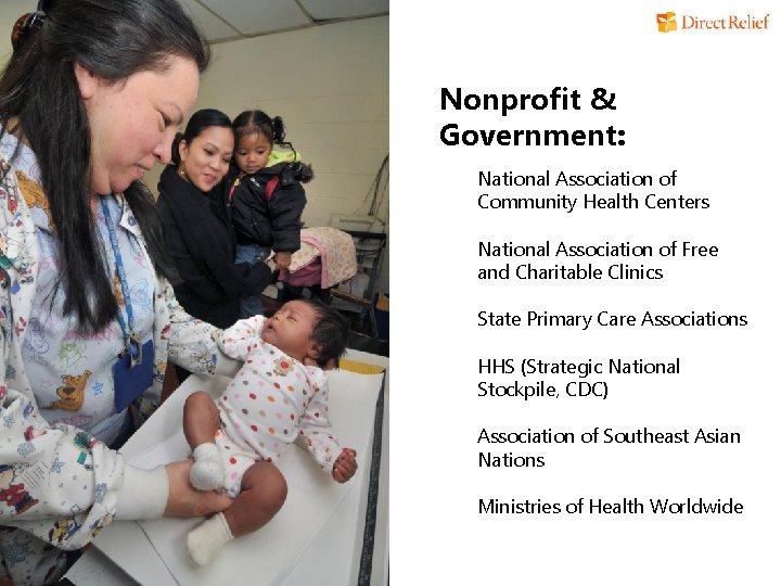 Nonprofit & Government: National Association of Community Health Centers National Association of Free and