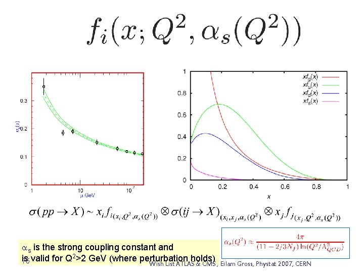 . as is the strong coupling constant and 2 is holds) 75 valid for