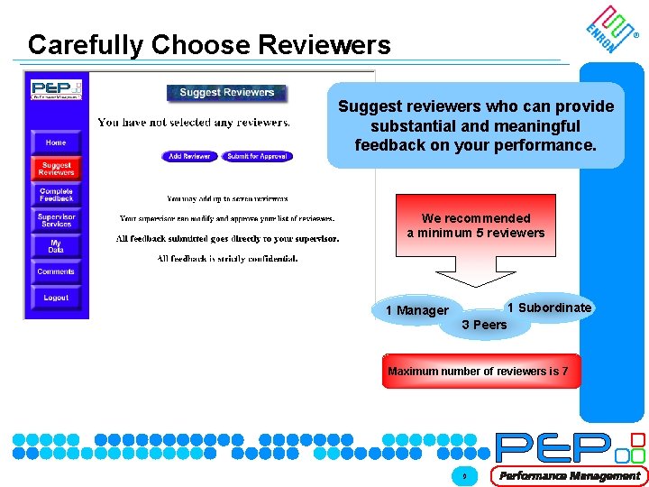 Carefully Choose Reviewers ® Suggest reviewers who can provide substantial and meaningful feedback on Carefully Choose Reviewers ® Suggest reviewers who can provide substantial and meaningful feedback on