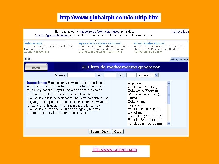 http: //www. globalrph. com/icudrip. htm http: //www. uciperu. com 