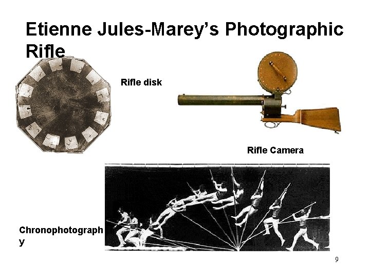 Etienne Jules-Marey’s Photographic Rifle disk Rifle Camera Chronophotograph y 9 