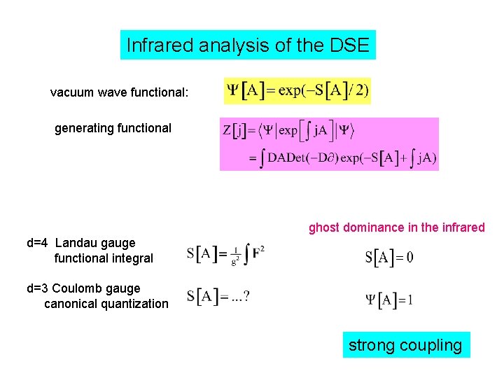 Infrared analysis of the DSE vacuum wave functional: generating functional ghost dominance in the