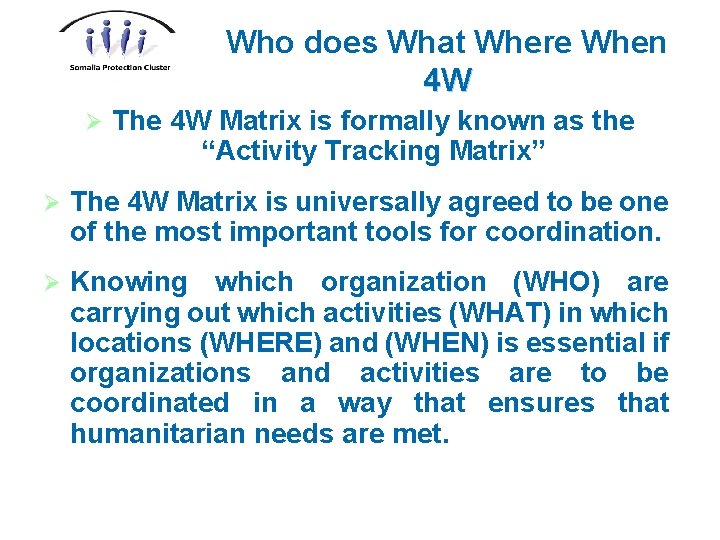 Protection Cluster 4 W Matrix A SelfHelp Guide