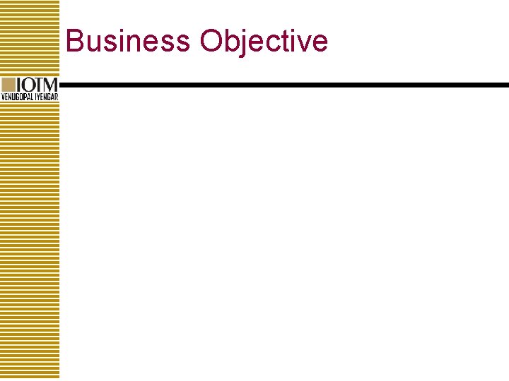 Business Objective 