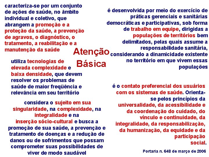 caracteriza-se por um conjunto de ações de saúde, no âmbito individual e coletivo, que caracteriza-se por um conjunto de ações de saúde, no âmbito individual e coletivo, que