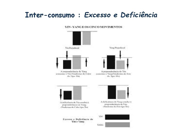 Inter-consumo : Excesso e Deficiência 