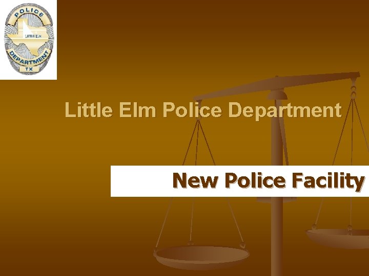 Little Elm Police Department New Police Facility 