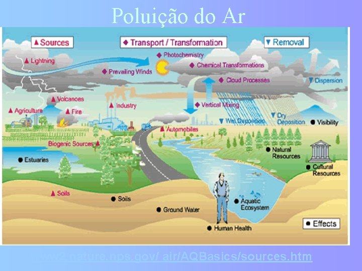 Poluição do Ar www 2. nature. nps. gov/ air/AQBasics/sources. htm 