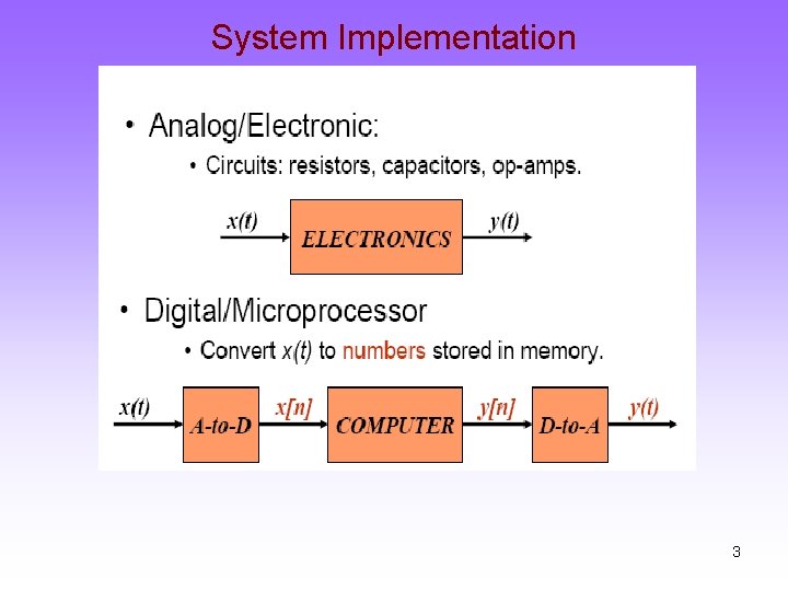 System Implementation 3 