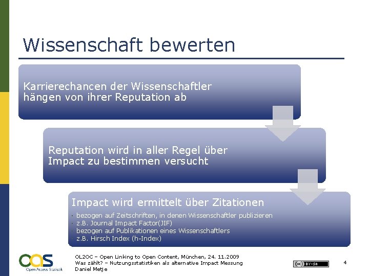 Wissenschaft bewerten Karrierechancen der Wissenschaftler hängen von ihrer Reputation ab Reputation wird in aller
