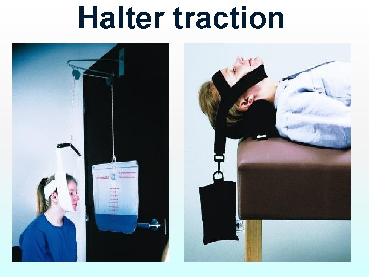 Halter traction 