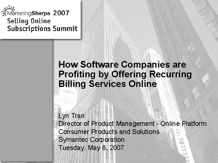 How Software Companies are Profiting by Offering Recurring Billing Services Online More data on