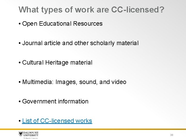 What types of work are CC-licensed? • Open Educational Resources • Journal article and What types of work are CC-licensed? • Open Educational Resources • Journal article and
