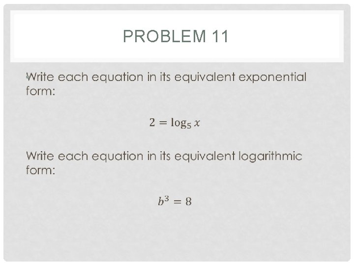 PROBLEM 11 • 