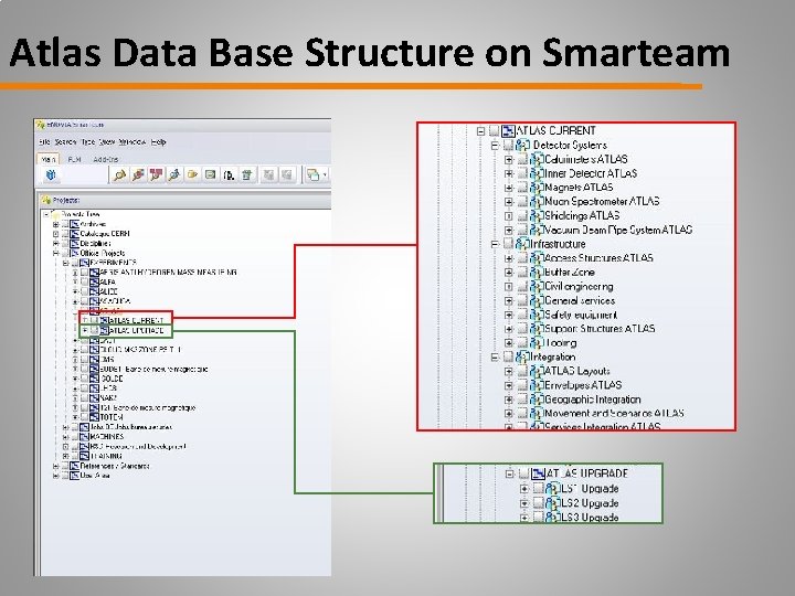 Atlas Data Base Structure on Smarteam 