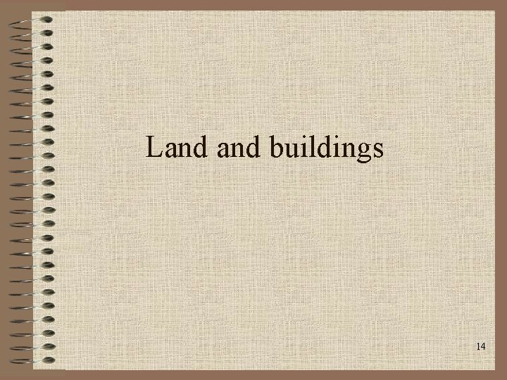 Land buildings 14 