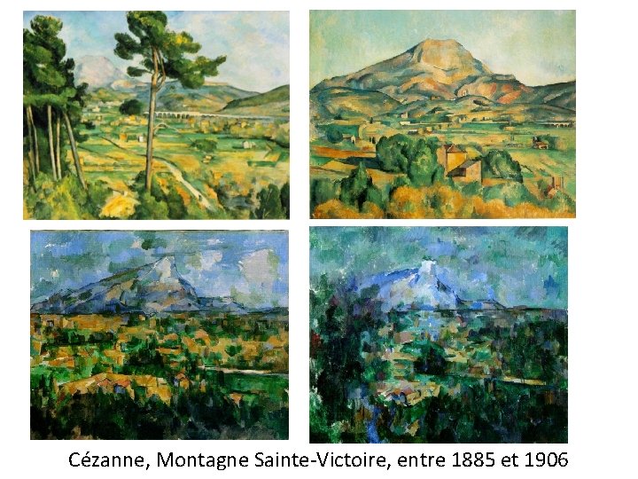 Cézanne, Montagne Sainte-Victoire, entre 1885 et 1906 
