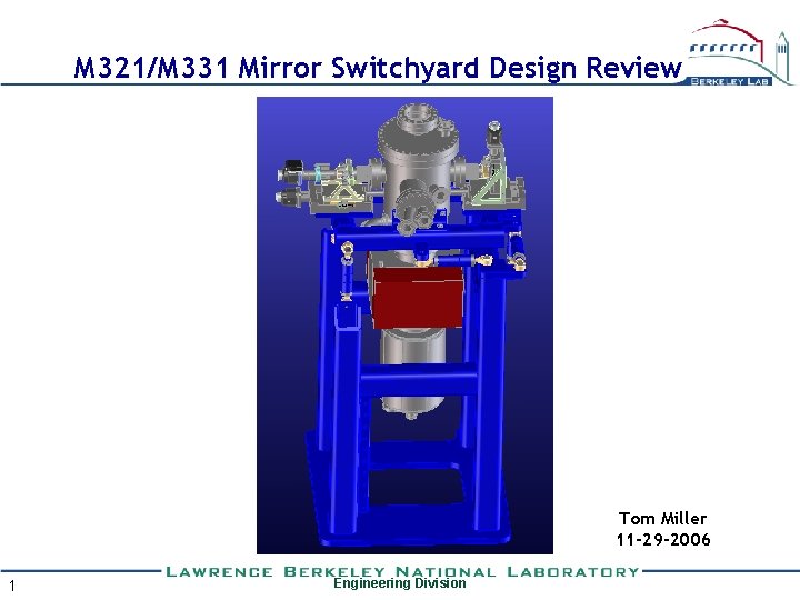 M 321/M 331 Mirror Switchyard Design Review Tom Miller 11 -29 -2006 1 Engineering