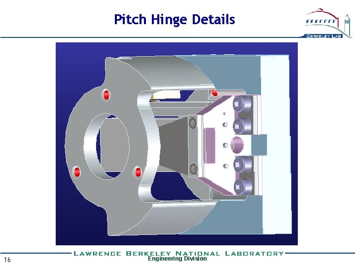 Pitch Hinge Details 16 Engineering Division 