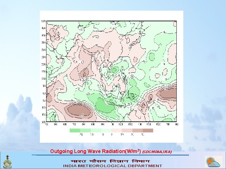 Outgoing Long Wave Radiation(W/m 2) (CDC/NOAA, USA) 