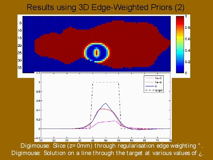 Results using 3 D Edge-Weighted Priors (2) 