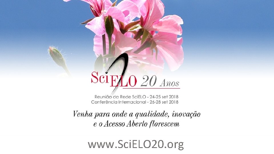 www. Sci. ELO 20. org www. Sci. ELO 20. org