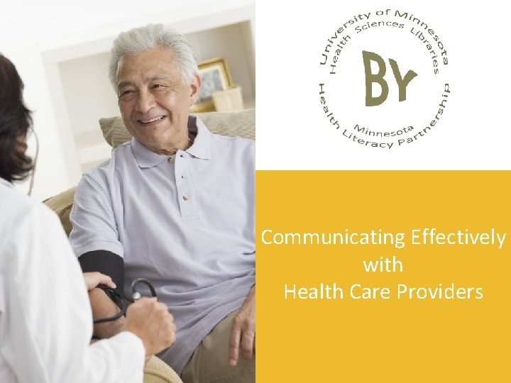 Communicating Effectively with Health Care Providers 