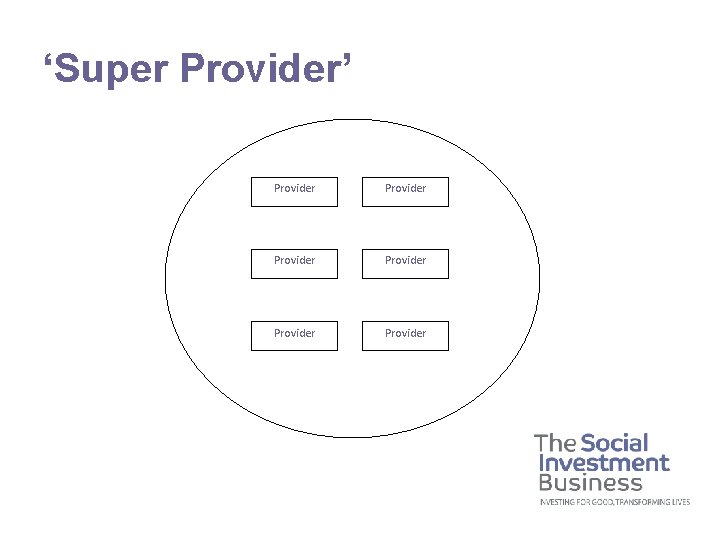 ‘Super Provider’ Provider Provider 